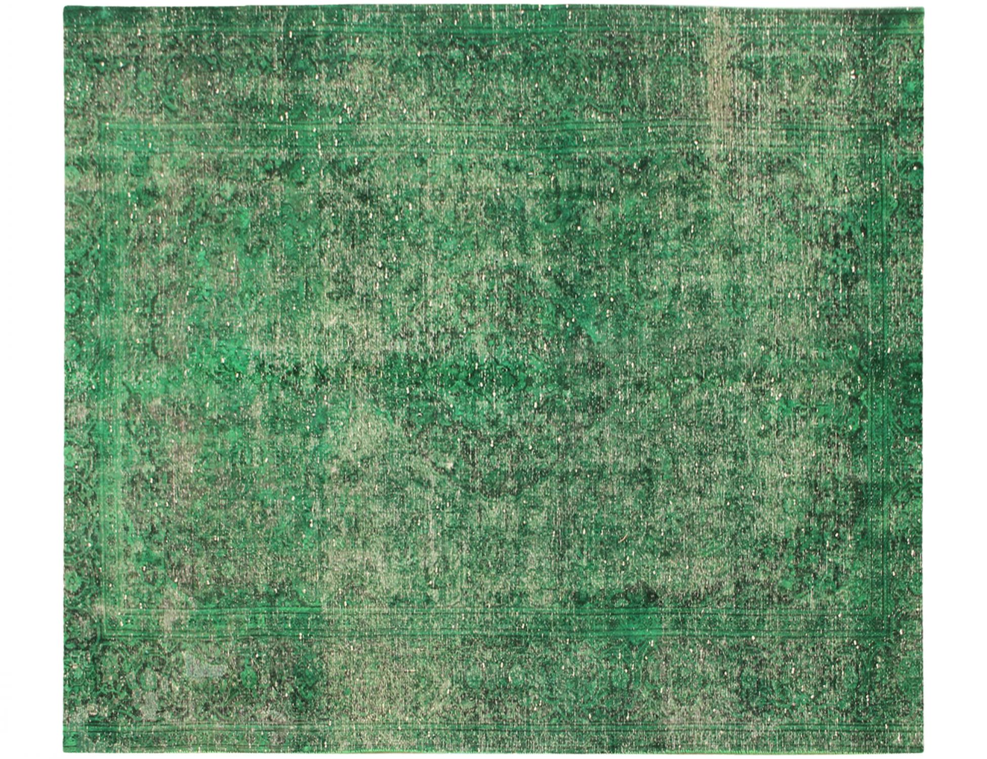 Persischer Vintage Teppich  grün <br/>250 x 195 cm