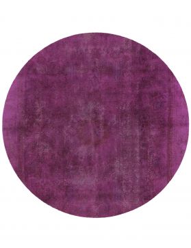 Alfombra persa vintage 280 x 280 púrpura