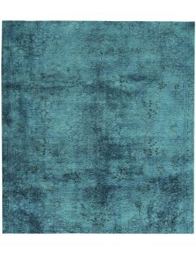 Tapis Persan vintage 230 x 230 bleu