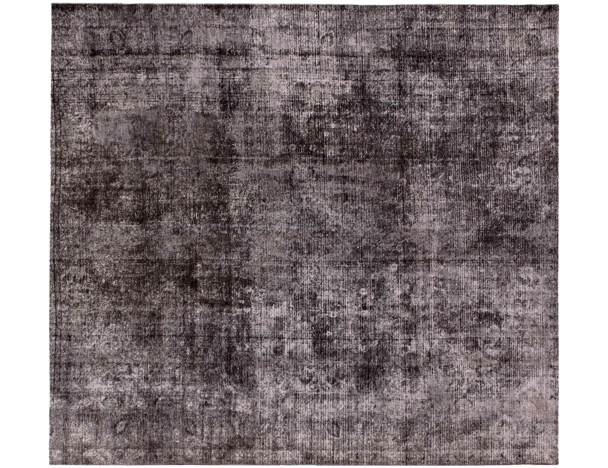 Tappeto vintage persiano  nero <br/>292 x 292 cm