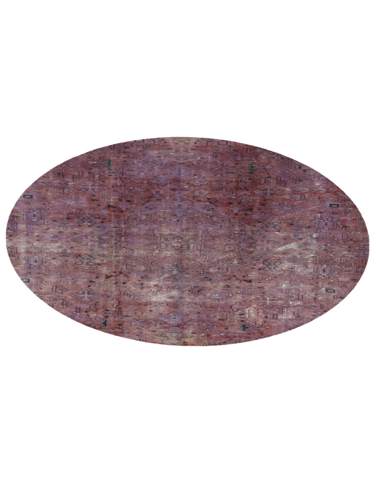 Vintage Teppich  lila <br/>170 x 170 cm