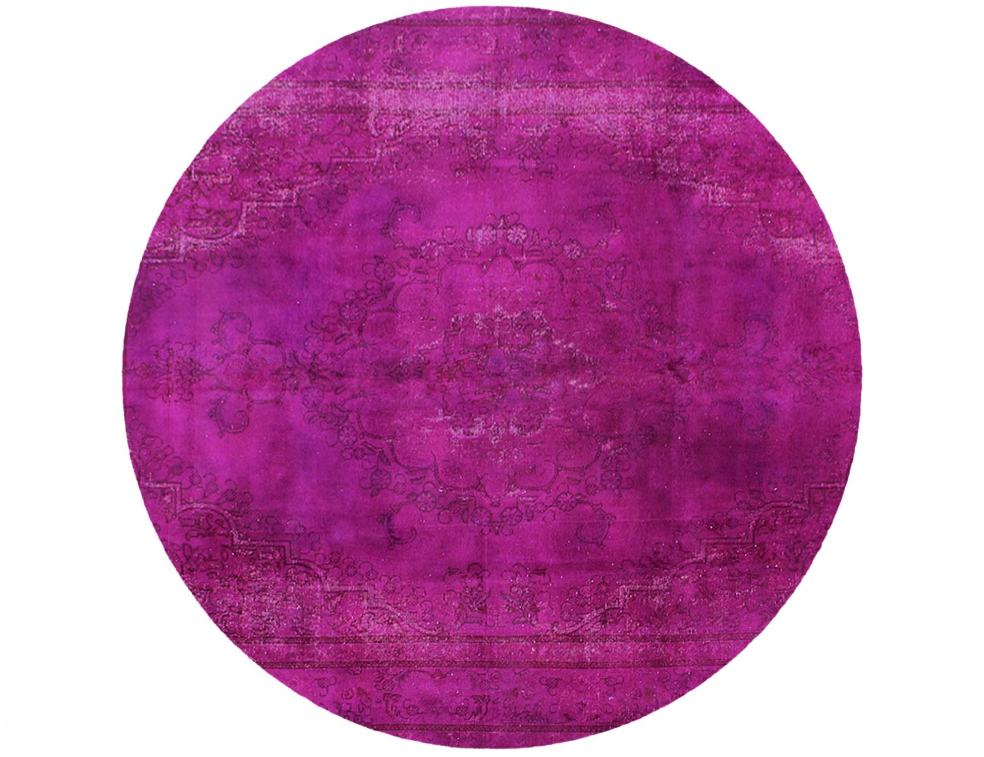 Persischer Vintage Teppich  lila <br/>295 x 295 cm