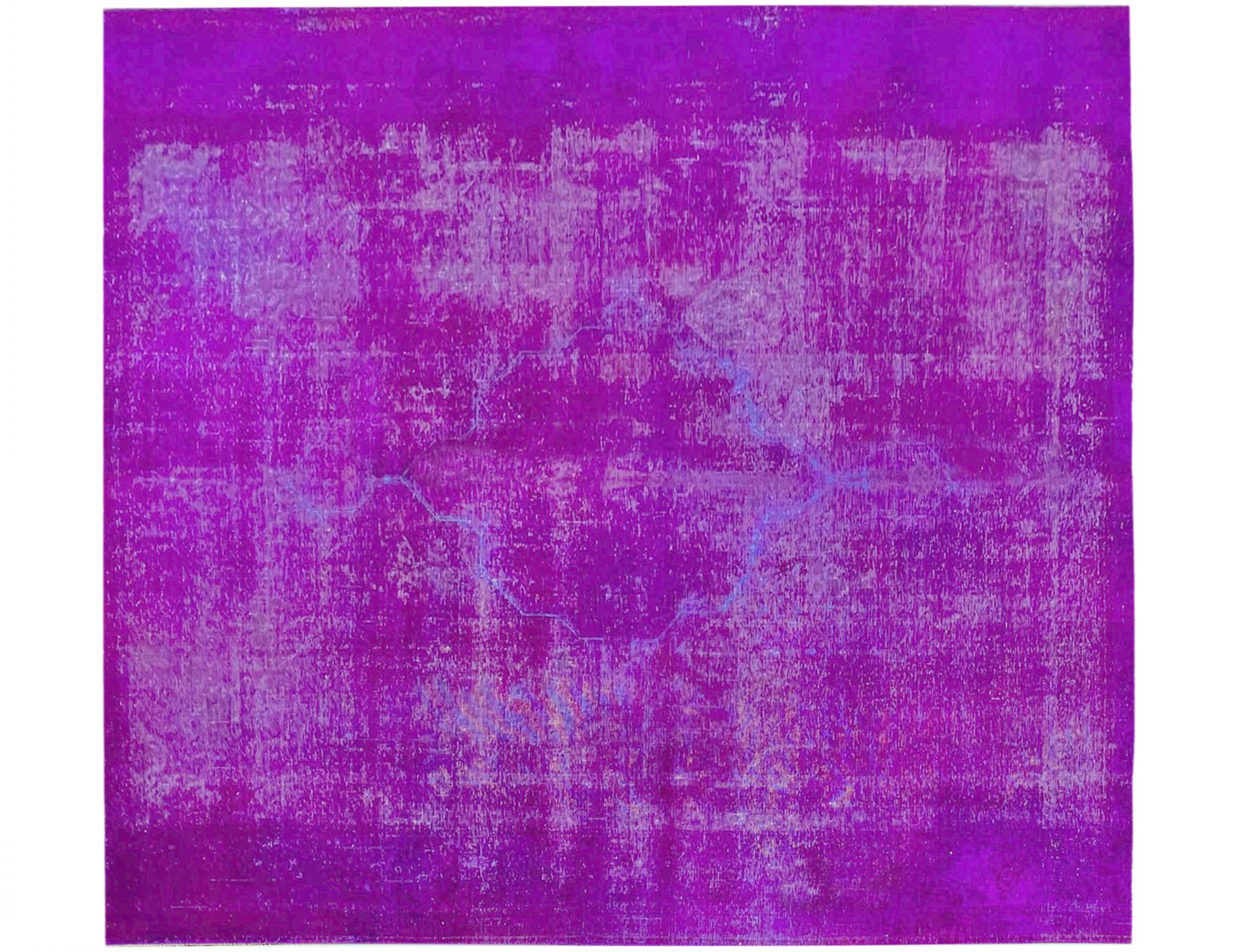 Persischer Vintage Teppich  lila <br/>300 x 300 cm