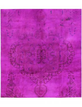 Persischer Vintage Teppich 205 x 205 lila