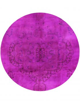 Persischer Vintage Teppich 205 x 205 lila