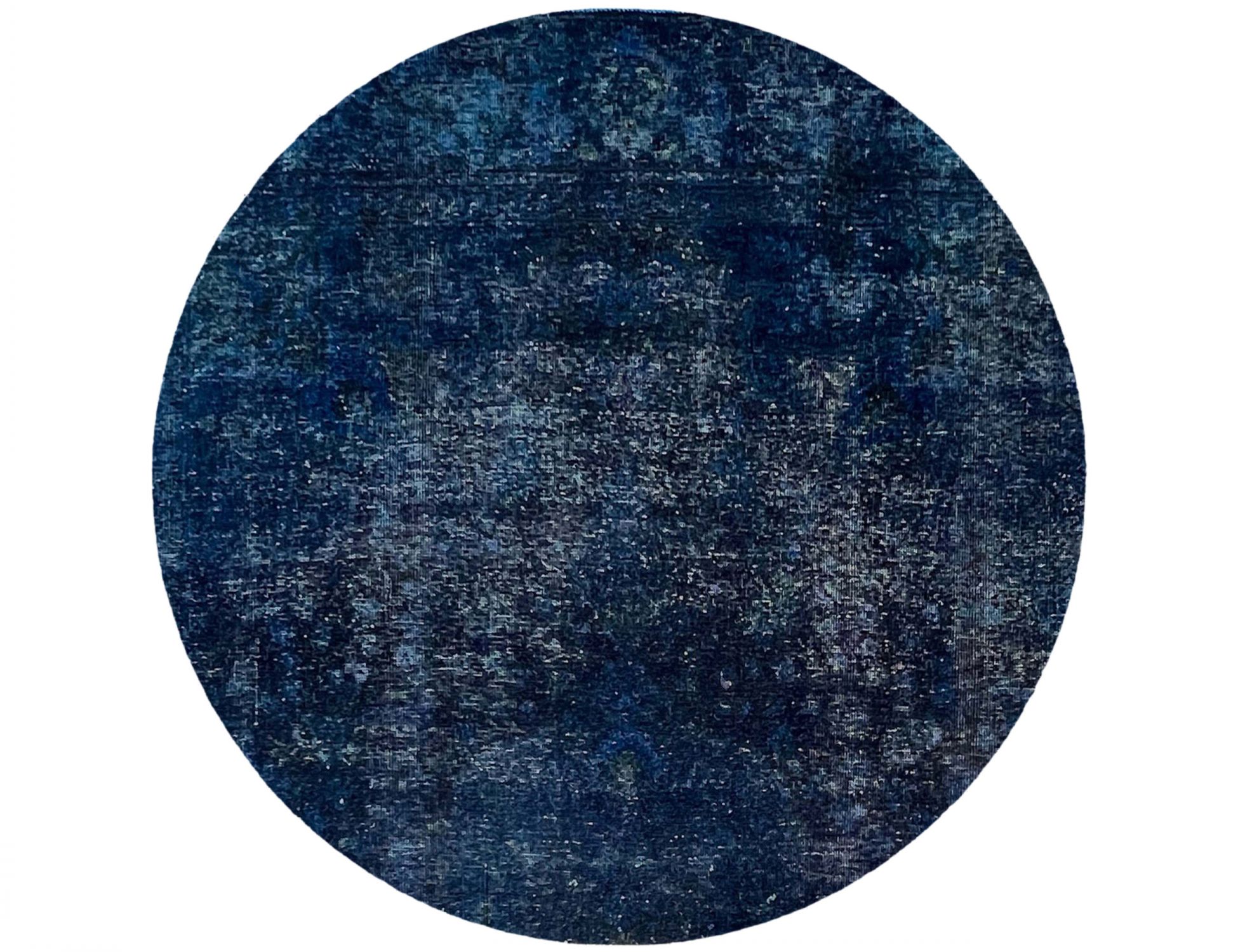 Vintage Teppich  blau <br/>136 x 136 cm