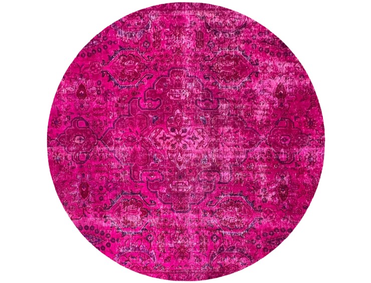 Rød Persien Persisk Vintagetæppe 210 x 210 cm