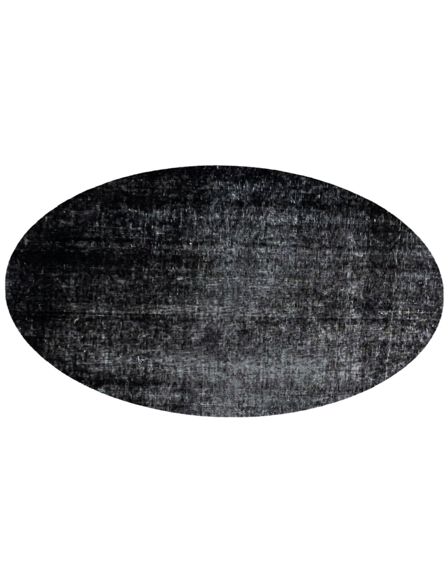 Persischer Vintage Teppich  schwarz <br/>115 x 115 cm