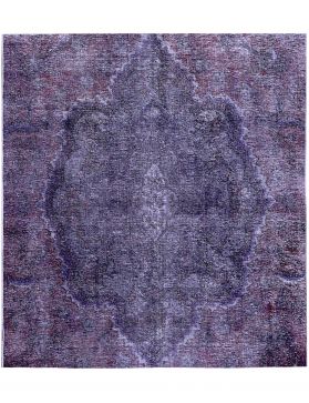 Vintage Carpet 187 X 187 sininen