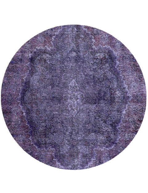 Blau Persien Vintage Teppich 187 x 187 cm