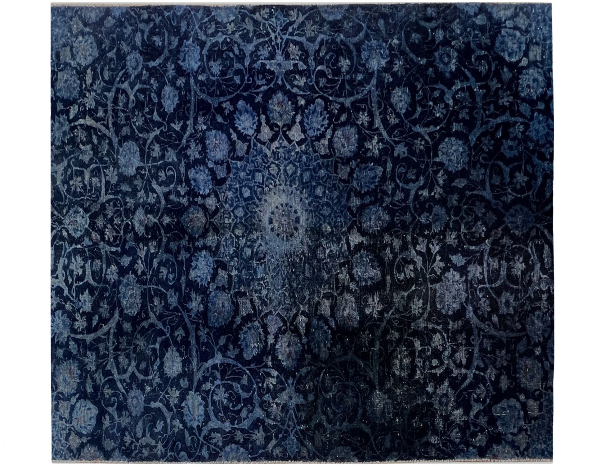 Tappeto Vintage  blu <br/>148 x 148 cm