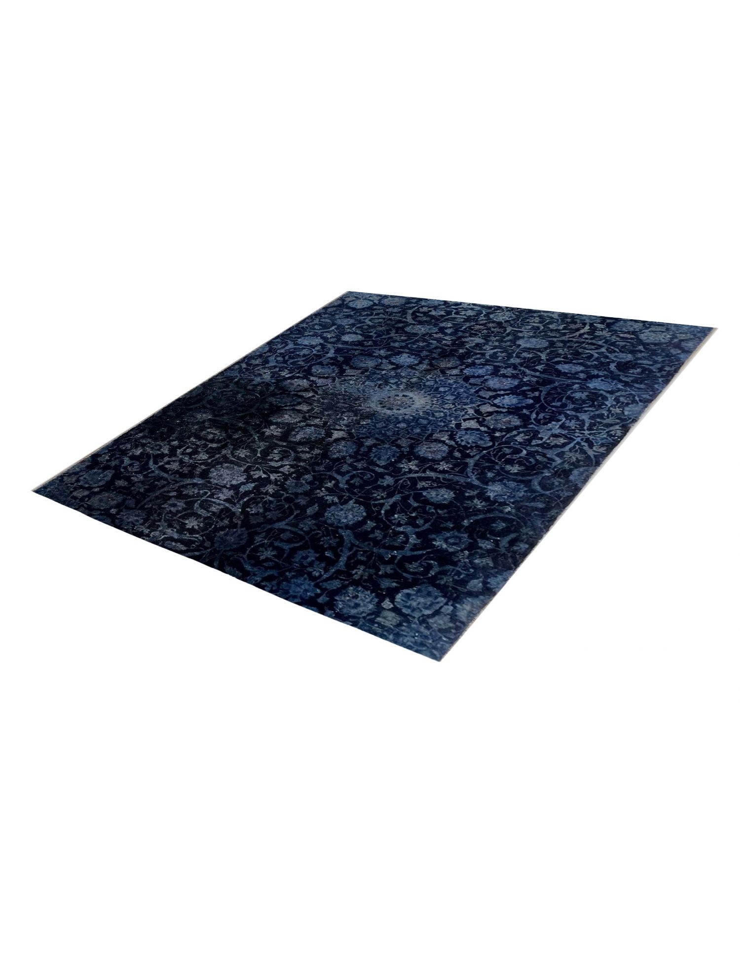 Vintage Teppich  blau <br/>148 x 148 cm