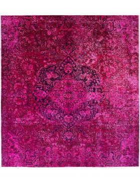 Tapis Vintage 193 x 193 rouge