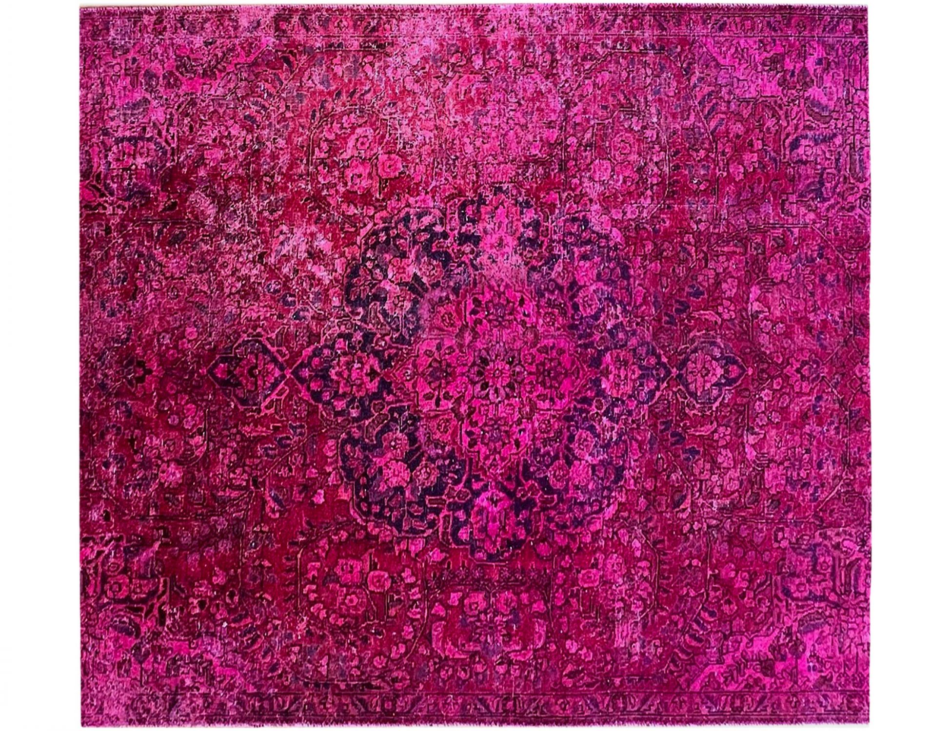 Tappeto Vintage  rosso <br/>193 x 193 cm