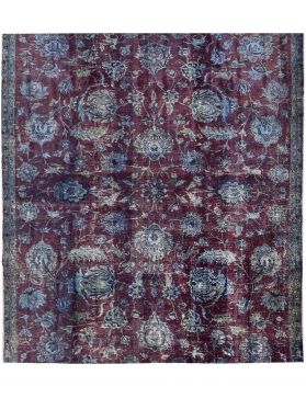 Square Vintage Carpet  blue <br/>216 x 216 cm