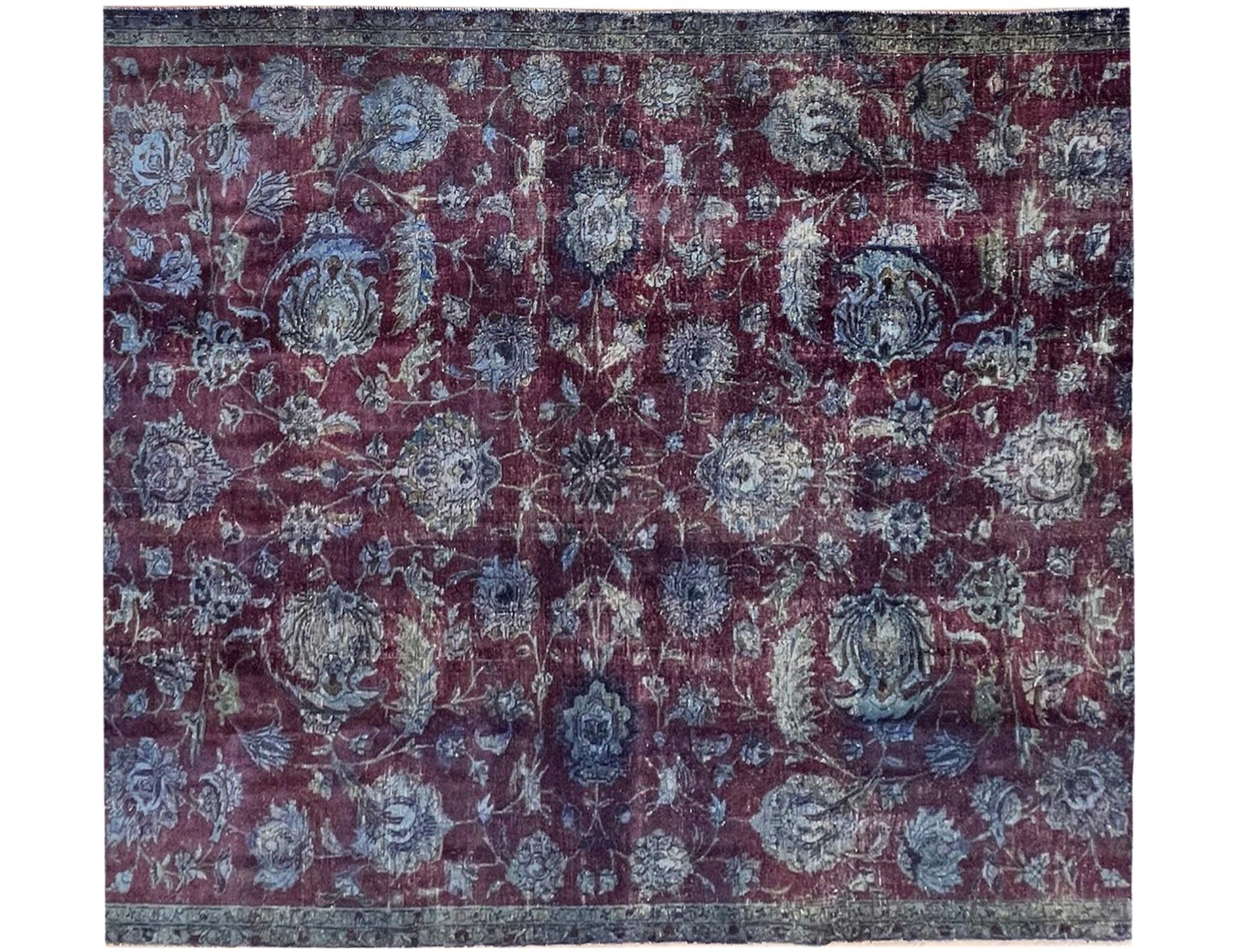 Vintage Matta  blå <br/>216 x 216 cm