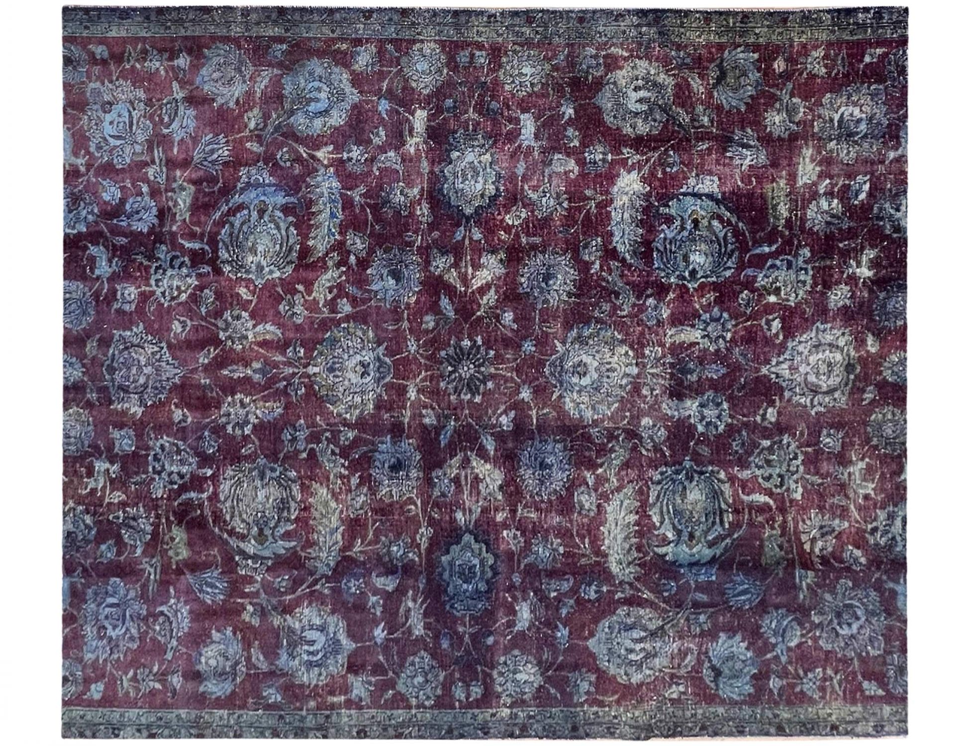 Vintage Matta  blå <br/>250 x 216 cm