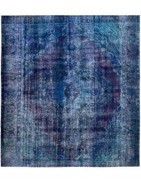 Square Vintage Carpet  blue <br/>280 x 280 cm