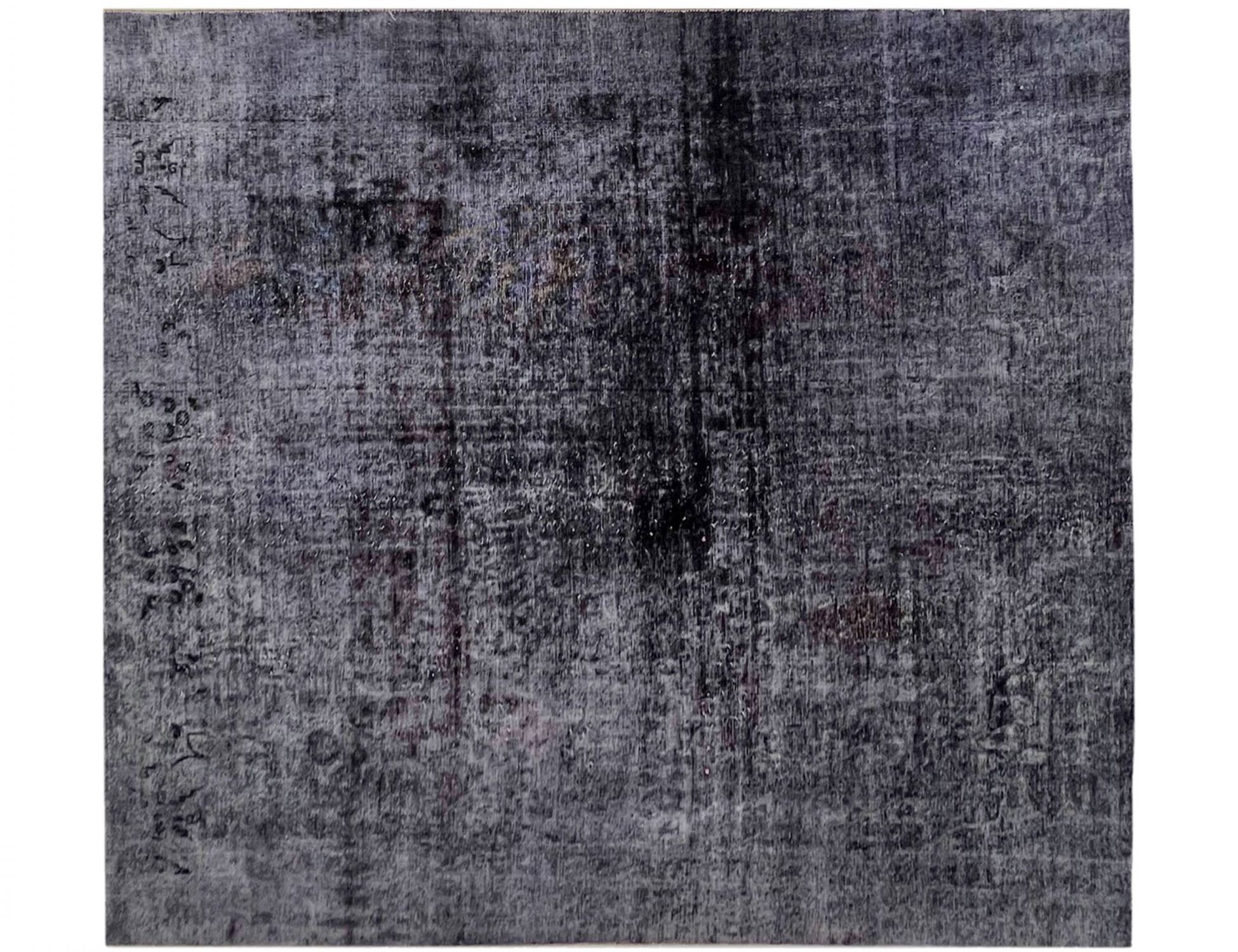 Vintage Teppich  schwarz <br/>241 x 241 cm