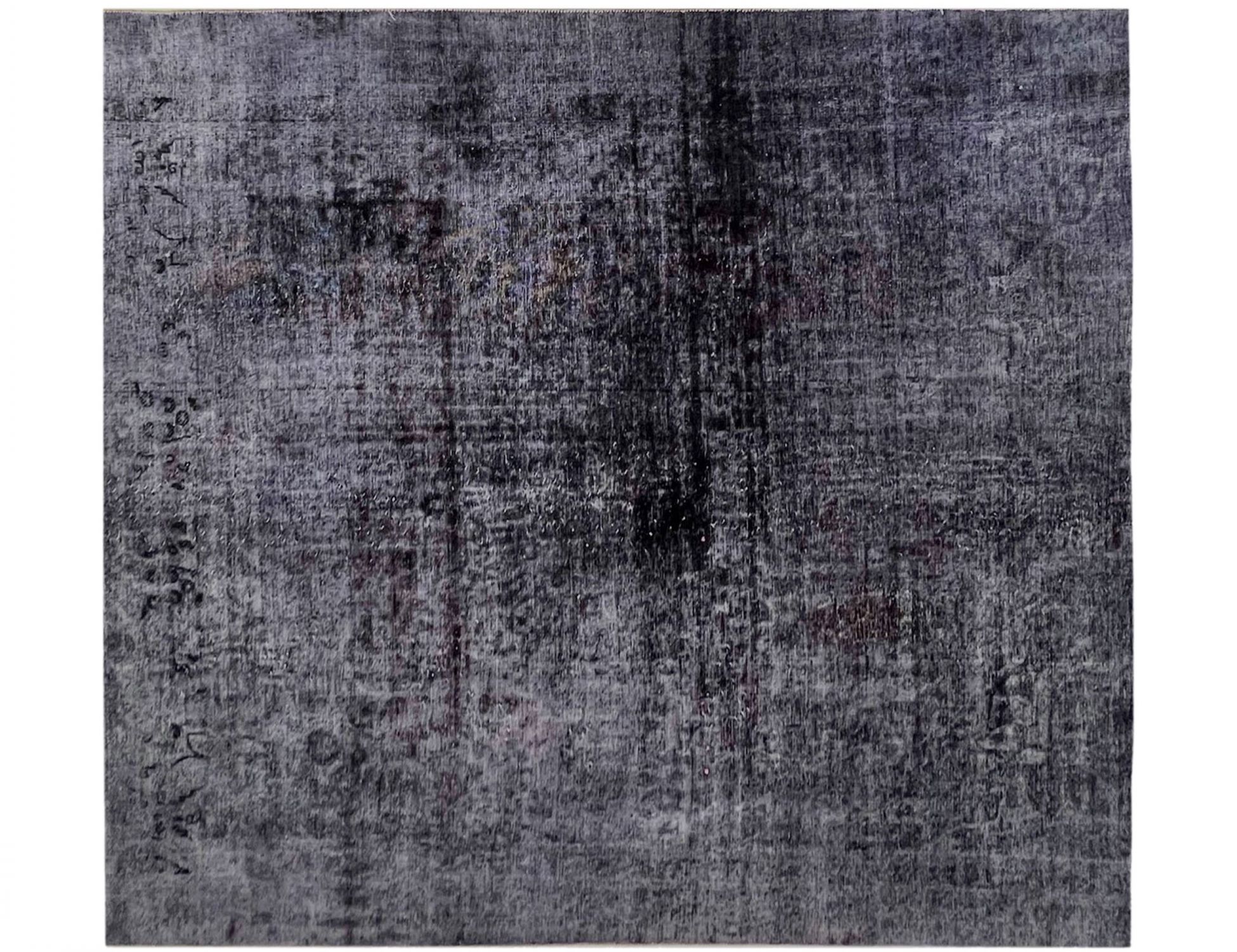 Tappeto Vintage  nero <br/>241 x 241 cm