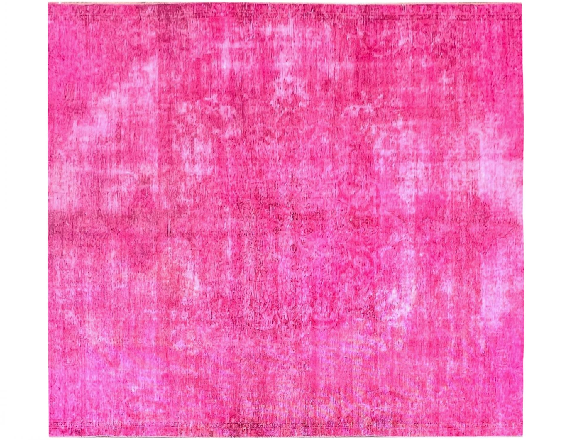 Tappeto vintage  rosa <br/>203 x 203 cm