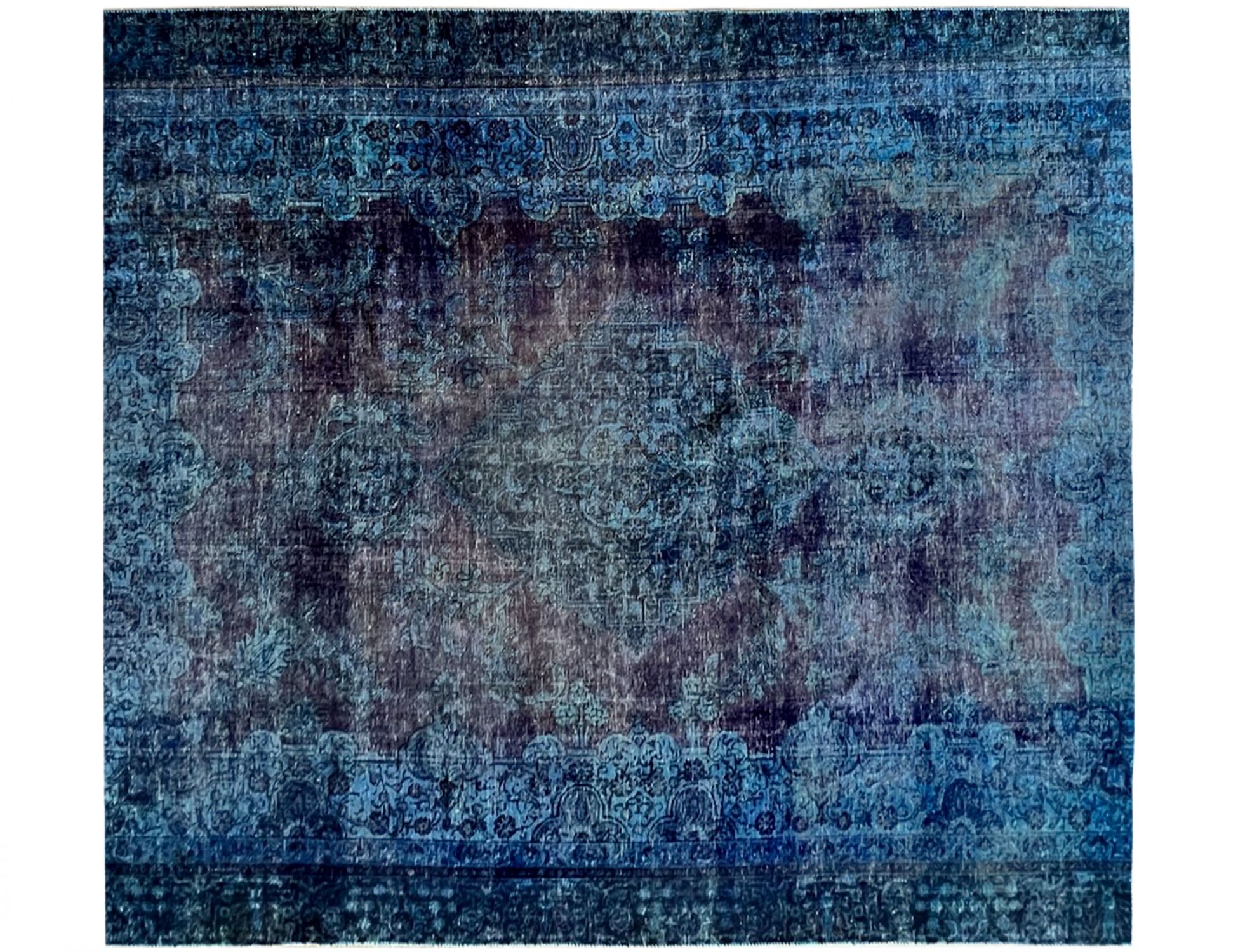 Vintage Teppich  blau <br/>250 x 250 cm