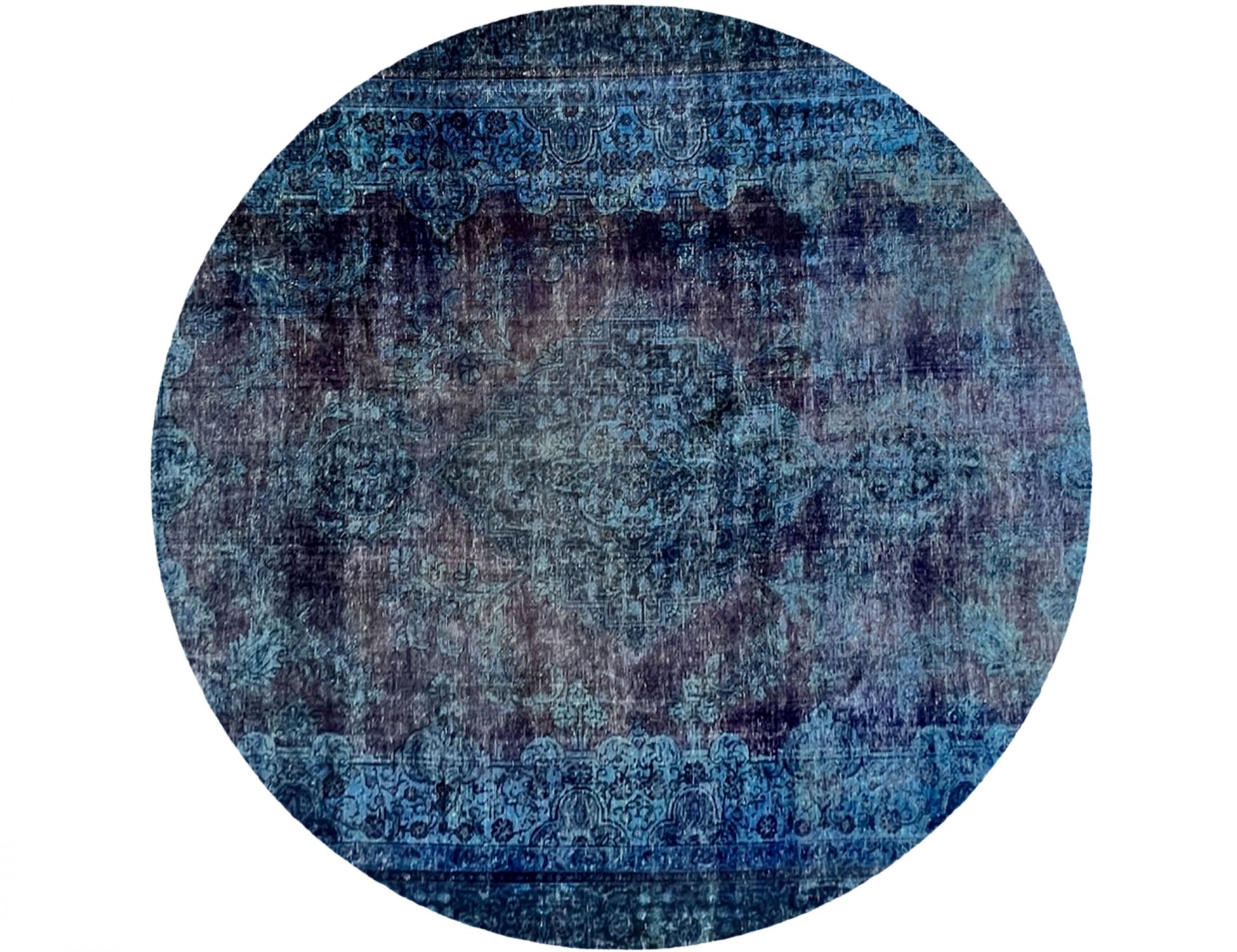 Vintage Teppich  blau <br/>250 x 250 cm