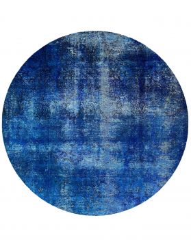  Vintage Tapis 185 X 185 bleu