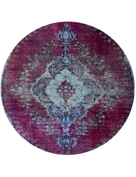 Vintage Tapis 173 X 173 bleu