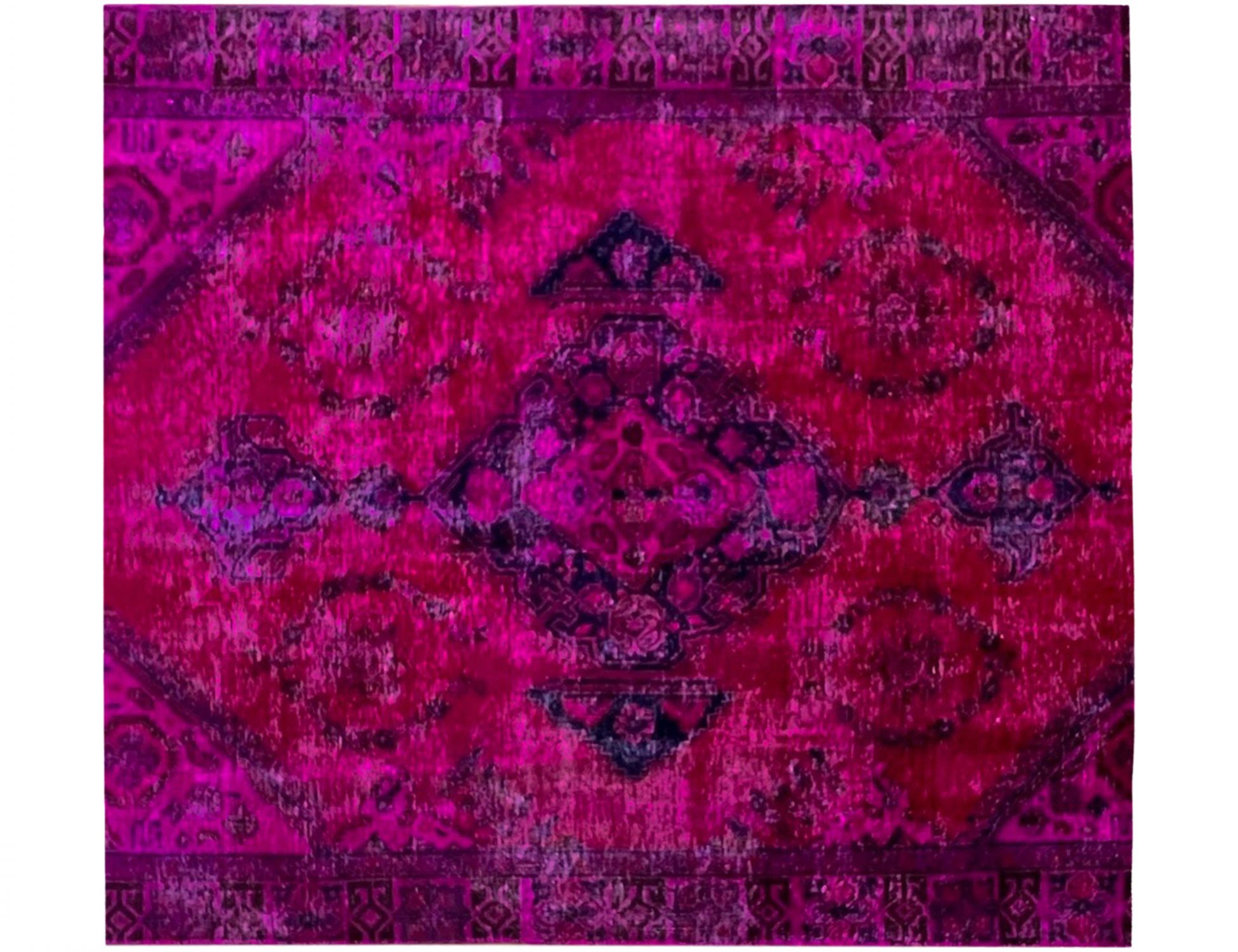 Tappeto Vintage  rosso <br/>178 x 178 cm