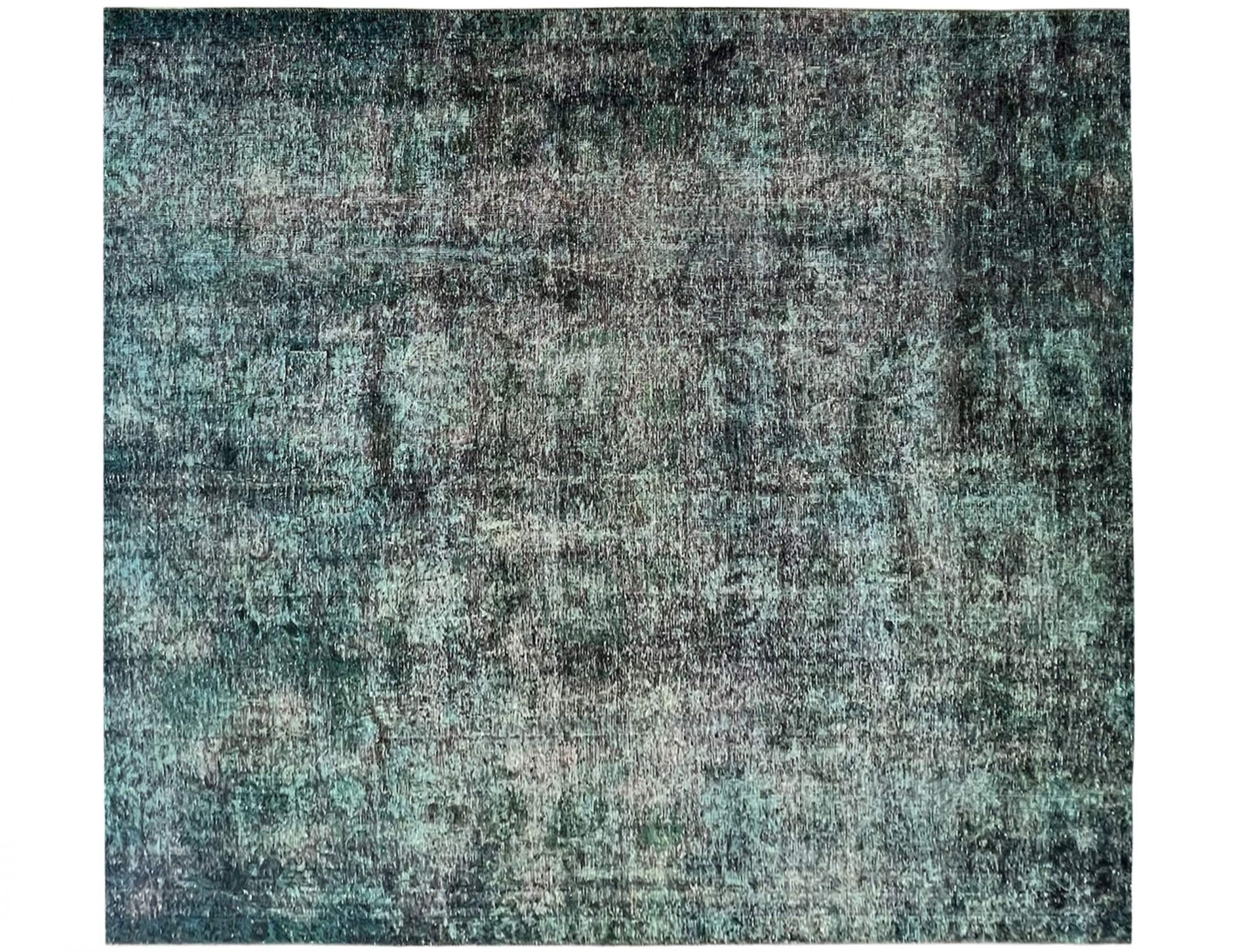 Vintage Teppich  grün <br/>236 x 236 cm