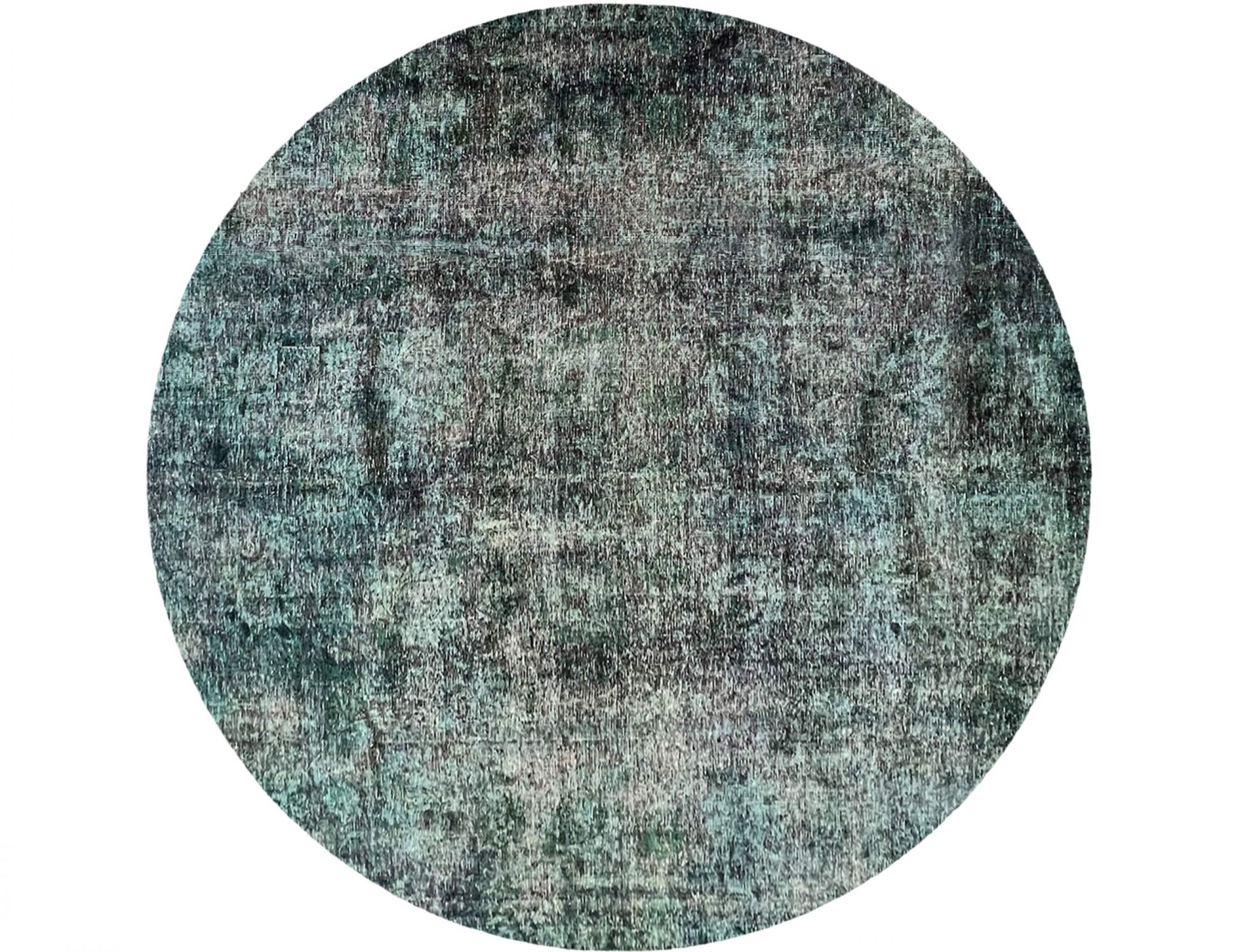 Vintage Teppich  grün <br/>236 x 236 cm