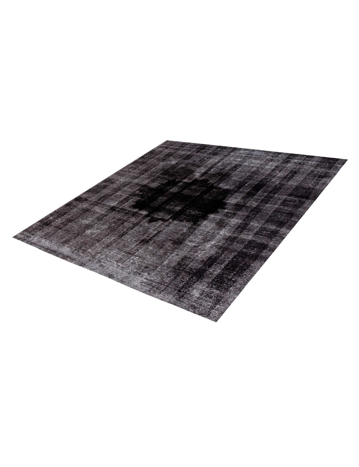 Persischer Vintage Teppich  schwarz <br/>235 x 235 cm