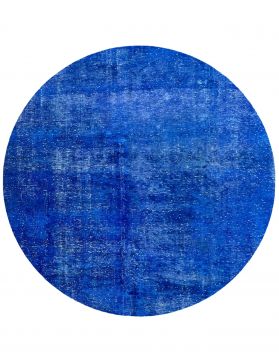 Rund Vintage Teppich  blau <br/>270 x 270 cm