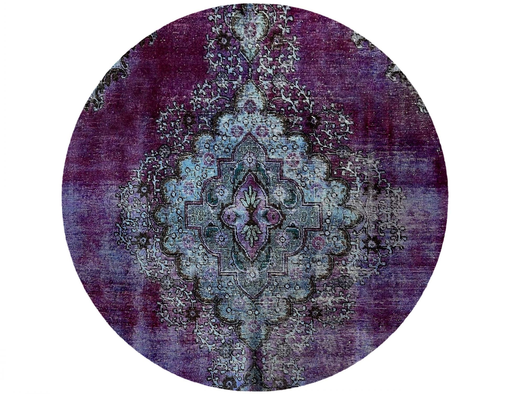Round Vintage Carpet   167 x 167 cm