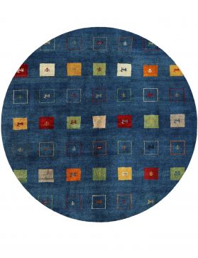 Round  Gabbeh  blue <br/>195 x 195 cm