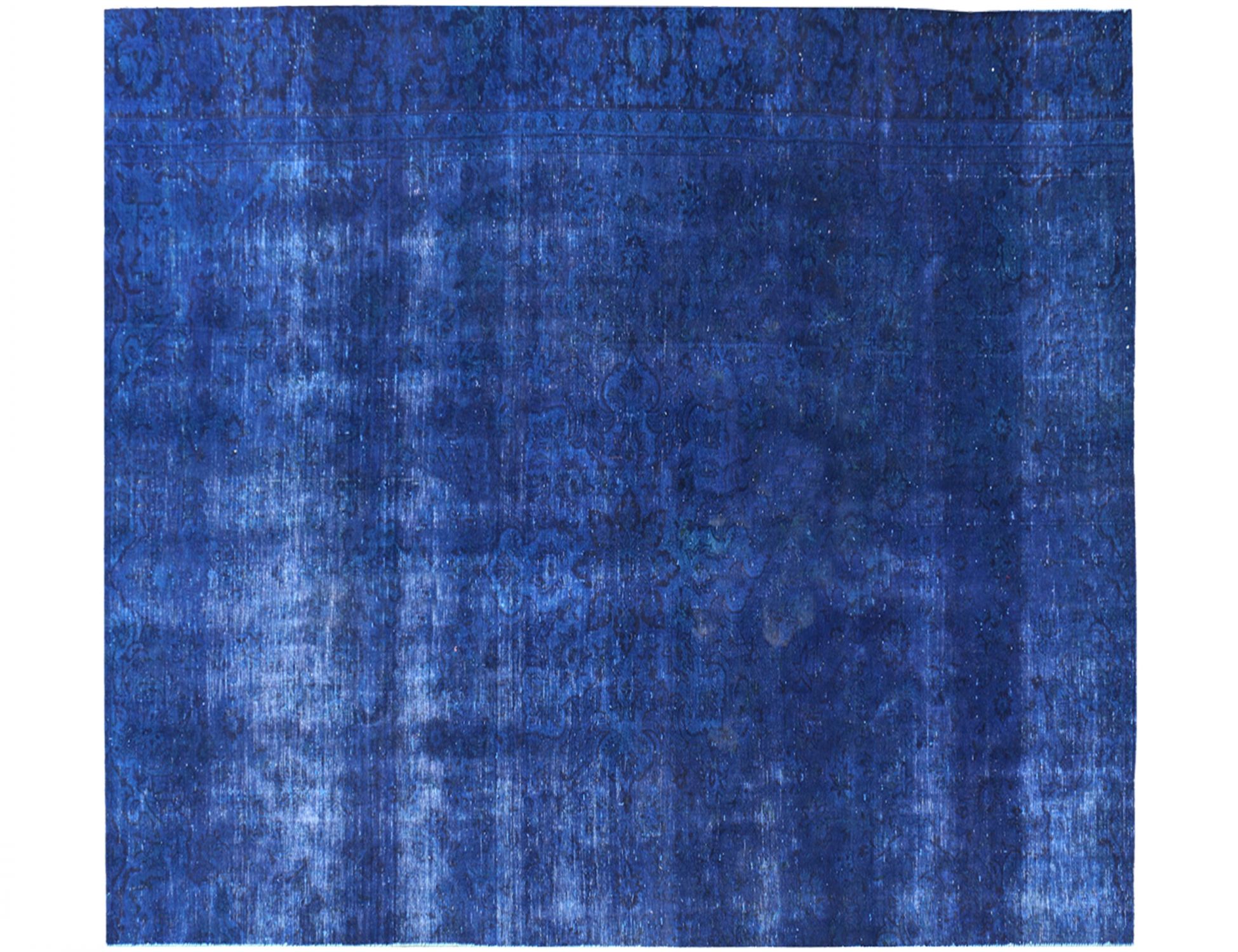 Tappeto Vintage  blu <br/>200 x 200 cm