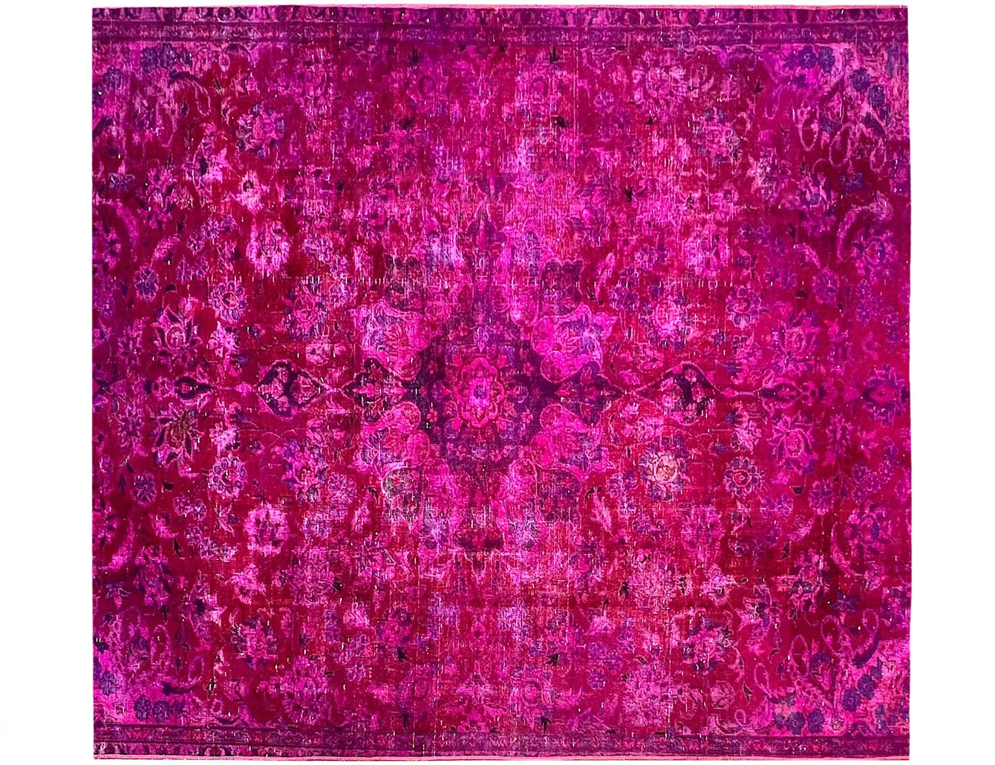 Vintage Teppich  lila <br/>172 x 172 cm
