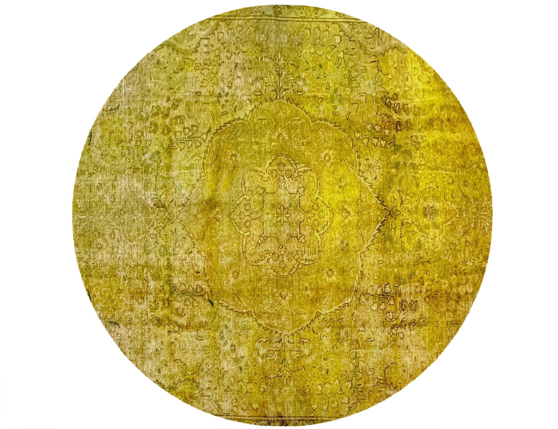 Vintage Matta  gul <br/>170 x 170 cm
