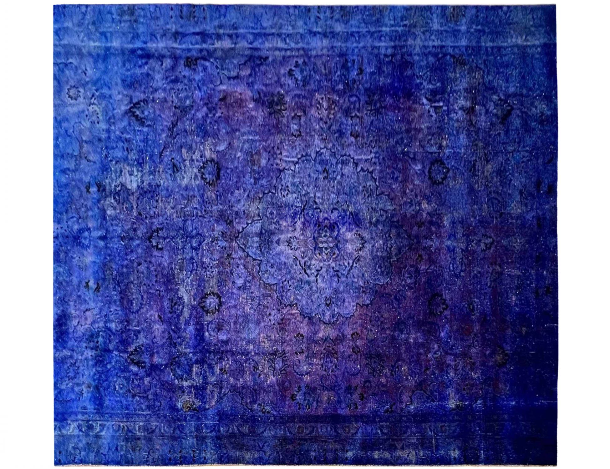 Tappeto Vintage  blu <br/>240 x 240 cm