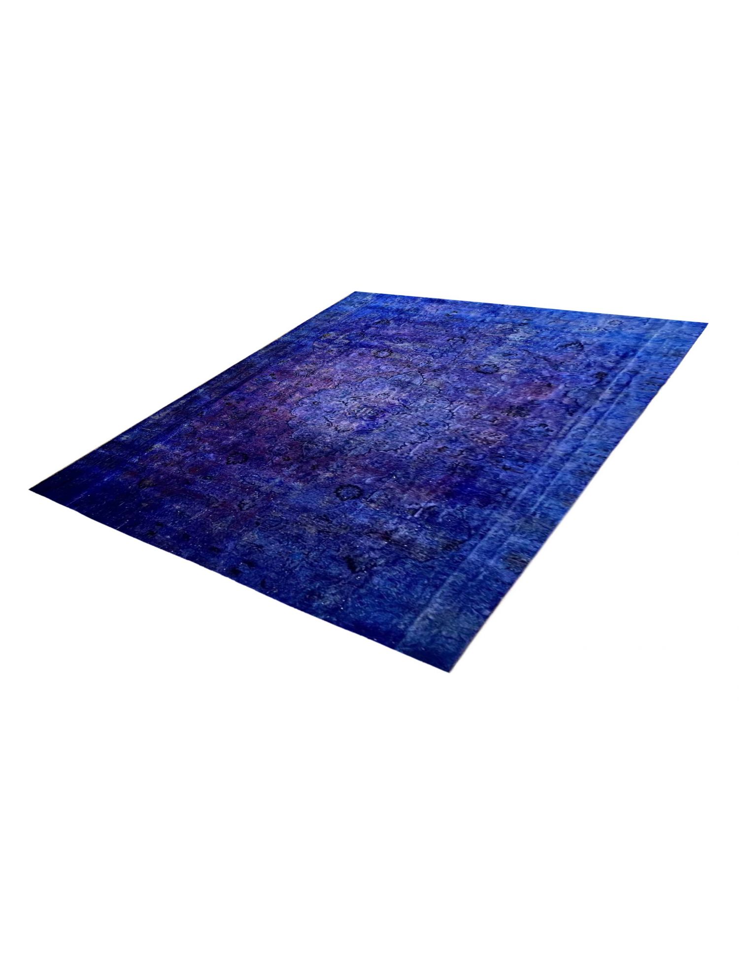 Vintage Teppich  blau <br/>240 x 240 cm