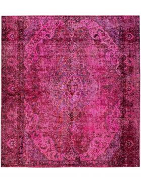 Square Vintage Carpet  red  <br/>190 x 190 cm