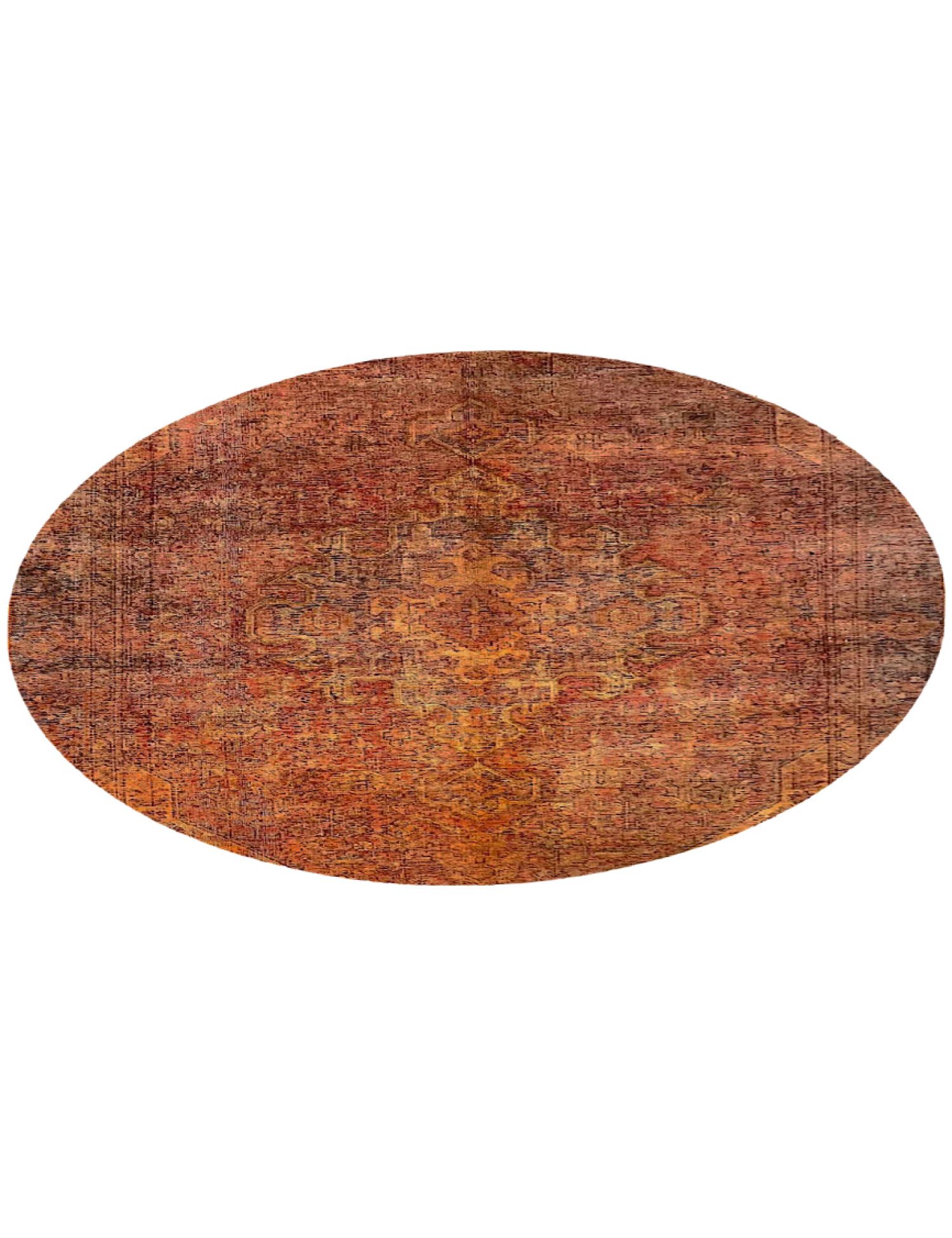 Persischer Vintage Teppich  orange <br/>170 x 170 cm