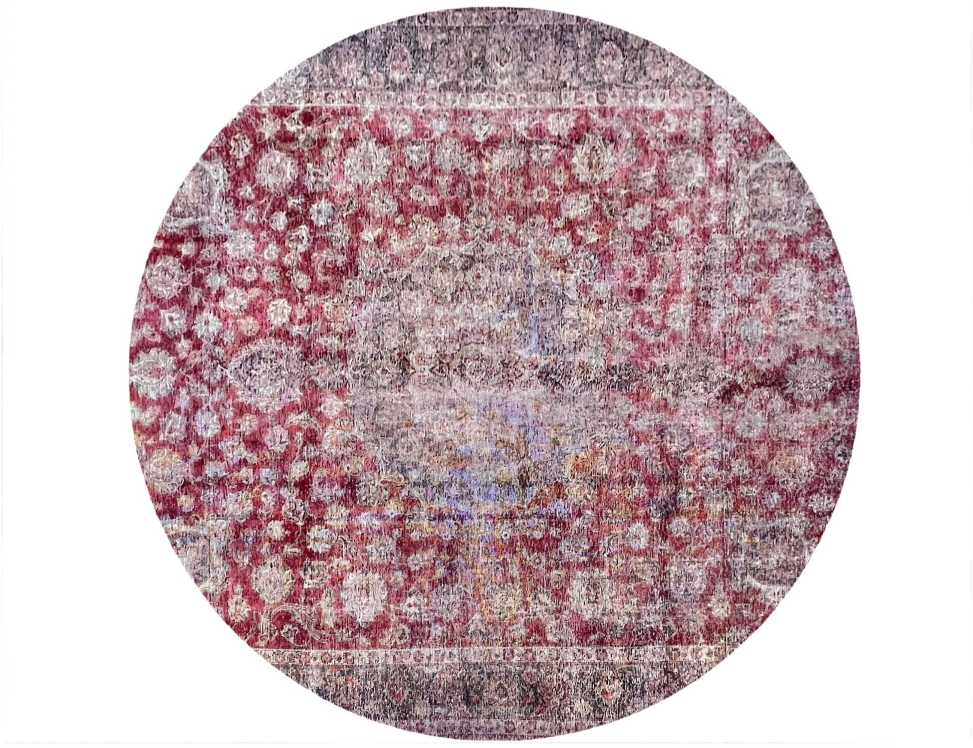 Rund Vintage Teppich  lila <br/>288 x 288 cm