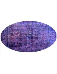 Violet Persan Tapis Vintage 222 x 222 cm - view 2