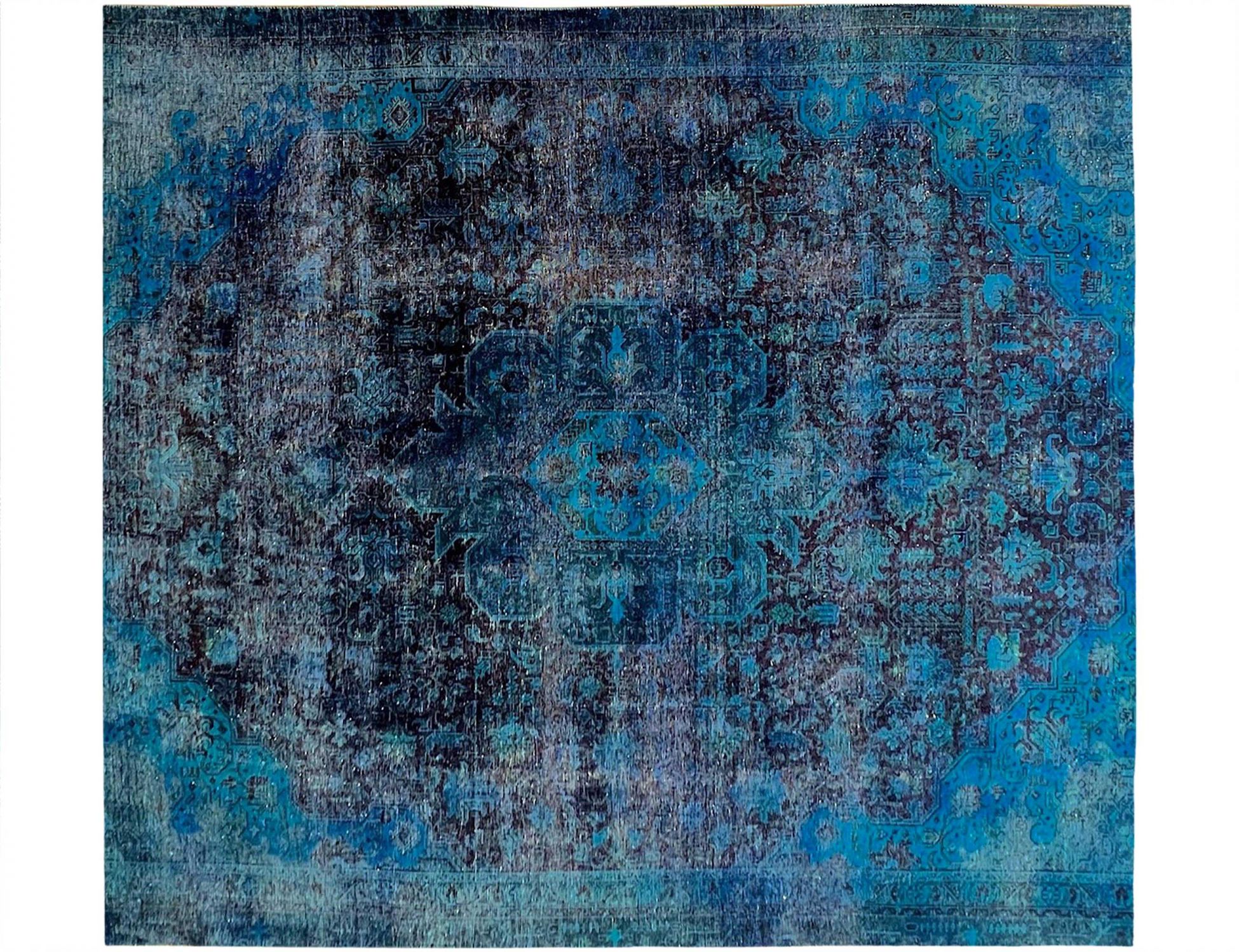 Tappeto Vintage  blu <br/>244 x 244 cm