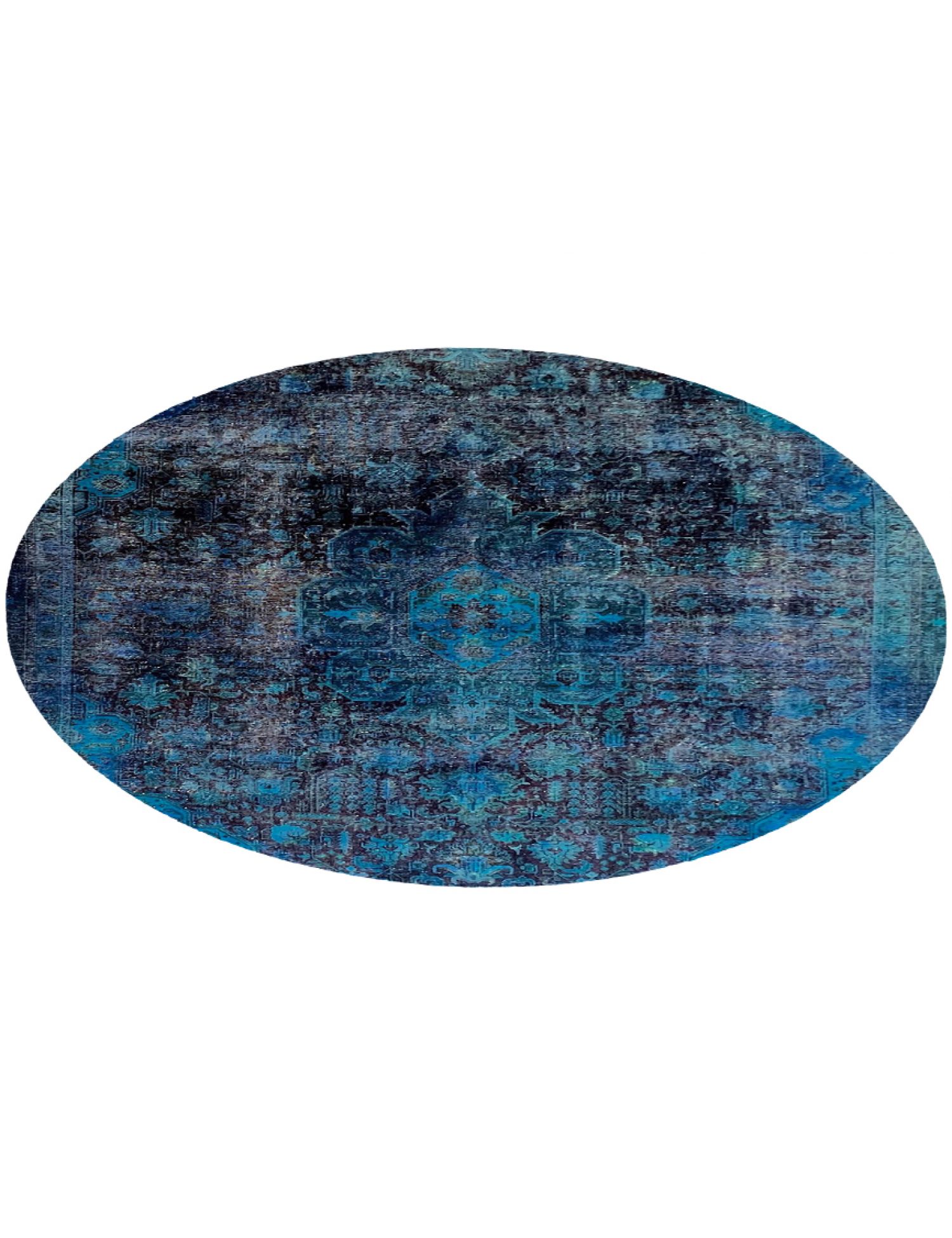 Vintage Teppich  blau <br/>244 x 244 cm