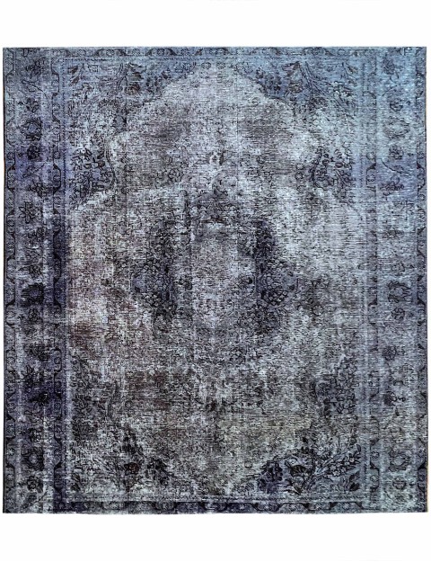 Blau Persien Vintage Teppich 201 x 201 cm