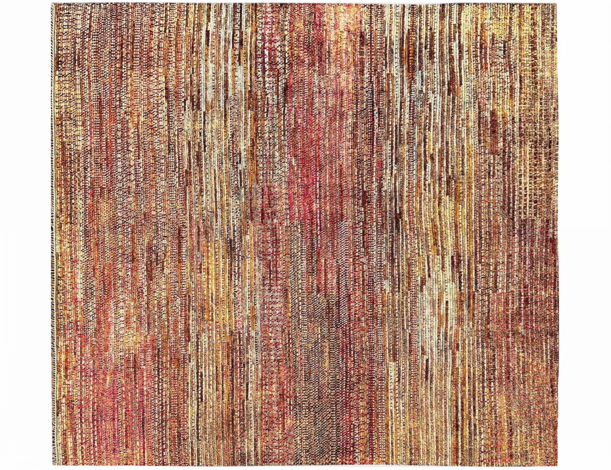 Quadrat Taj Wolle & Seide  beige <br/>245 x 245 cm