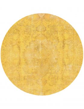 Tappeto vintage persiano  giallo <br/>275 x 275 cm
